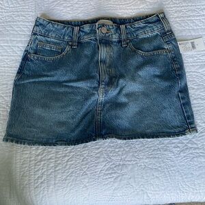 PacSun Light Blue Denim Mini Skirt